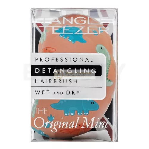 Tangle Teezer The Original Mini Hairbrush for Easy Detangling Dino Mighty