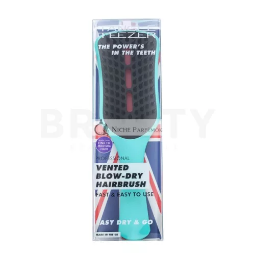 Tangle Teezer Easy Dry & Go Vented Hairbrush for Easy Detangling Mint/Black