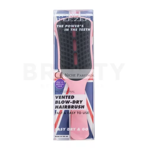 Tangle Teezer Easy Dry & Go Vented Hairbrush for Easy Detangling Trickled Pink