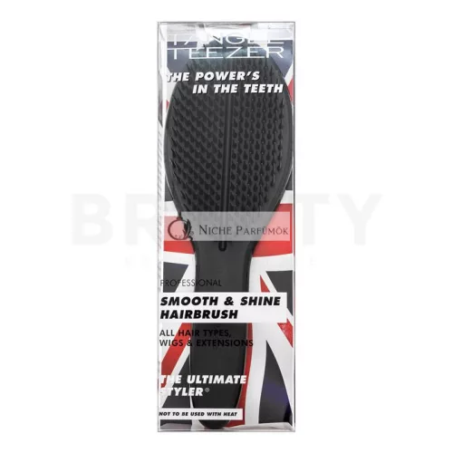 Tangle Teezer The Ultimate Styler Smooth & Shine Hairbrush for Softness and Shine Black