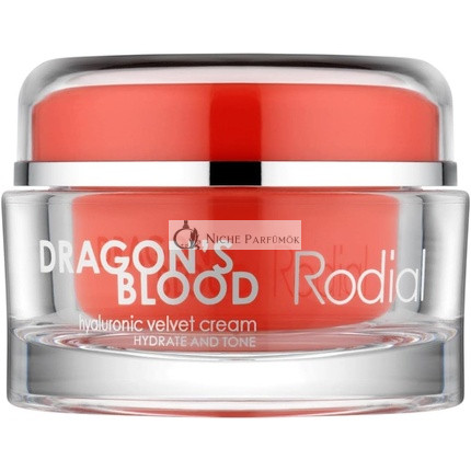Rodial Dragons Blood Hyaluronic Velvet Cream 1.69fl.oz - Hyaluronic Acid and Hydromanil for Dry Skin - Buttery Luxurious Cream - Day Night Care