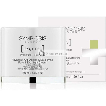 Advanced Anti-Ageing and Detoxifying Face and Eye Night Cream with Prebiotics and Retinoids