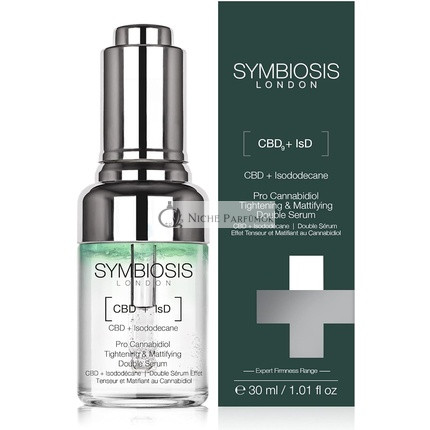 Symbiosis London CBD + Isododecane Pro Cannabidiol Tightening & Mattifying Double Serum SY028