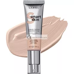   Lamel Smart Skin Serum Tinted Foundation Moisturized Smooth and Uniform Skin Porcelain N. 401