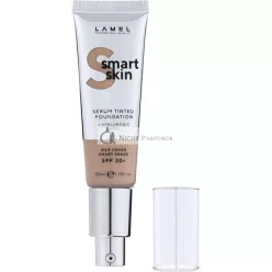  Lamel Smart Skin Serum Tinted Foundation Moisturizing and Even Skin Tone Sand N. 404