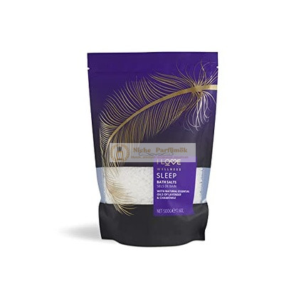 I Love Wellness Sleep Bath Salts with Lavender and Chamomile Essential Oils 500g