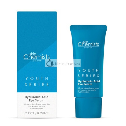 Skin Chemists Hyaluronic Acid 1% Eye Serum 15ml - Plumping, Brightening, and De-Puffing
