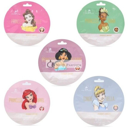 Disney Princess Sheet Mask Collection Tiana Belle Cinderella Jasmine Ariel