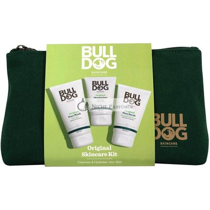 Bulldog Skincare Kit Giftset for Men Original Moisturizer, Face Wash and Face Scrub