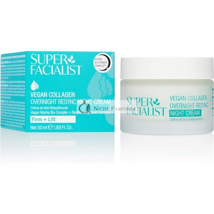 Super Facialist Vegan Collagen Resync Night Cream 50ml