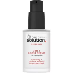   The Solution Menopause 3 in 1 Boost Serum 30ml Dermatologically Tested Anti Aging Skin Care Super Hydrating Collagen Serum for Face Vegan & Cruelty Free