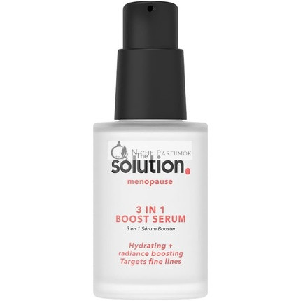 The Solution Menopause 3 in 1 Boost Serum 30ml Dermatologically Tested Anti Aging Skin Care Super Hydrating Collagen Serum for Face Vegan & Cruelty Free