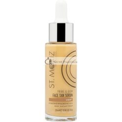   St Moriz Professional Prime & Glow Face Tan Serum Hydrating 2-in-1 Self Tan Face Serum & Makeup Primer With Hyaluronic Acid Dewy & Natural Buildable Fake Tan Vegan & Cruelty Free 25ml