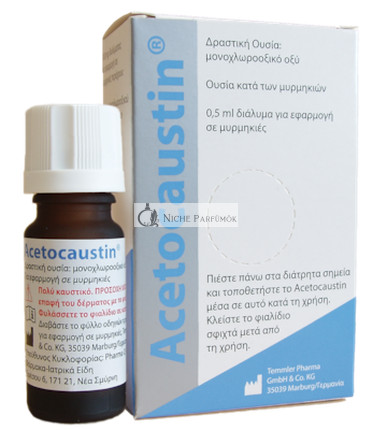 Temmler Pharma Acetocaustin 100mg Solution For Application On Warts 5ml