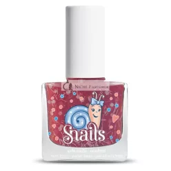   Snails 517897 Kids Nail Polish Top Coat Candy Cane Red Water-Based Washable Safe Vegan