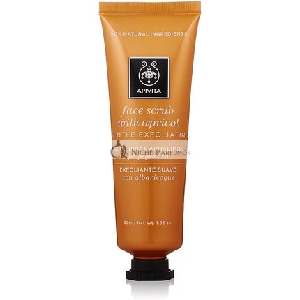 Face Scrub With Apricot - Gentle Exfoliating 50ml/1.83oz