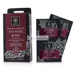   Apivita Express Beauty Eye Mask with Grape Line Smoothing 6x2ml - Pack of 6