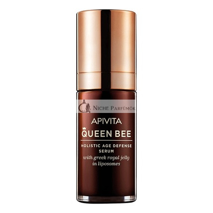 APIVITA Queen Bee Holistic Age Defense Serum 1.01 fl.oz. Anti-aging Firming Restoring Serum with Royal Jelly Hyaluronic Acid Reduces Wrinkles Increases Skin Elasticity and Firmness