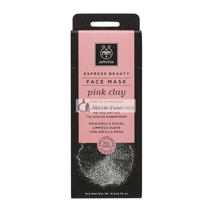 Apivita Pink Clay Face Mask 2 x 8ml