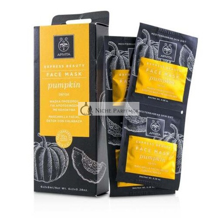 Apivita Express Beauty Face Mask with Pumpkin Detox 6x8ml - Pack of 6