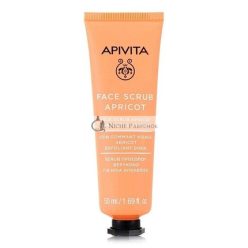   Apivita Face Scrub with Apricot Gentle Exfoliating 50ml Women's Skin Care