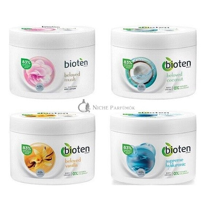 Bioten Coconut Hyaluronic Musk Vanilla Body Cream Repairs & Hydrates Skin 250ml