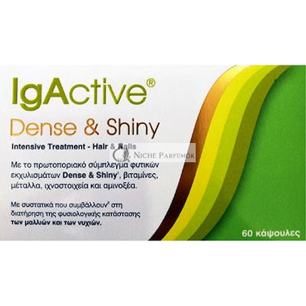 Igactive Dense Shiny Intensive Treatment Hair And Nails - 60 Capsules