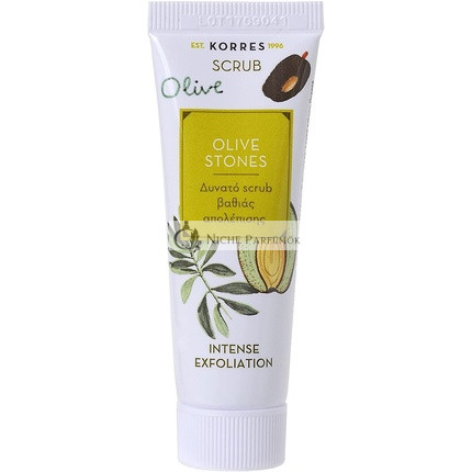 Korres Natural Olive Stones Scrub 18ml, Vegan