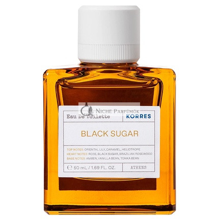 KORRES BLACK SUGAR Eau de Toilette for Women Dermatologically Tested Vegan 50ml