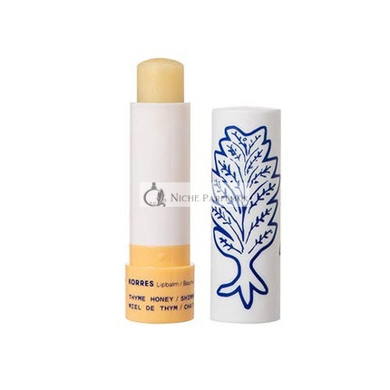Korres Thyme Honey Shimmering Lip Balm 4.5g - Vegan and Dermatologically Tested