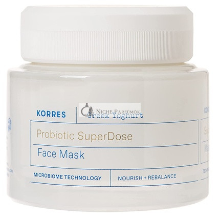 KORRES GREEK YOGHURT Probiotic Face Mask Dermatologically Tested 100ml