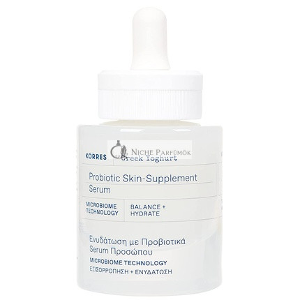 KORRES Greek Yoghurt Nourishing Probiotic Face Serum Dermatologically Tested 30ml