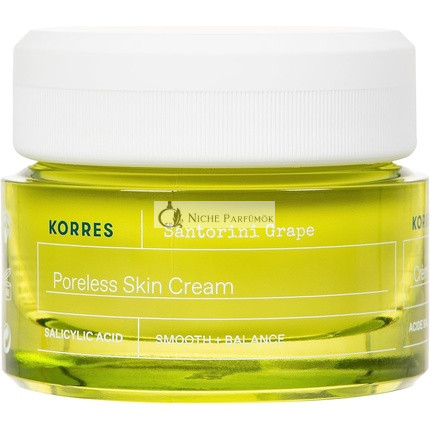 KORRES Santorini Grape Skin Refining Mask with Volcanic Sand, Pore Refining, with Activated Charcoal Capsules & Salicylic Acid BHA, Vegan 70ml