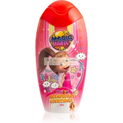 Masha & The Bear Magic Bath Shampoo and Conditioner 2-in-1 for Children - 200 ml