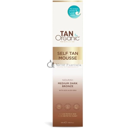 TanOrganic Self-Tanning Mousse with Natural and Certified Organic Ingredients 120ml