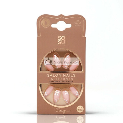 Artificial Nails Daisy (Salon Nails) 24 Pieces