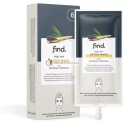 FIND Detox Charcoal Mask 15ml - Pack of 6