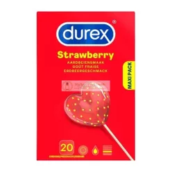   Durex Sexy Strawberry - A Flavored Condom For Enhanced Pleasure