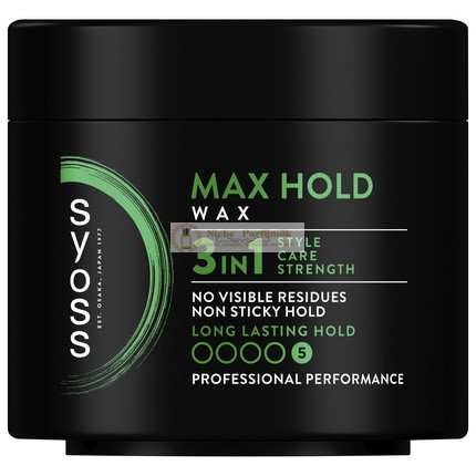 Syoss Hairwax Max Hold For Strong Styling