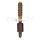 Olivia Garden Expert Blowout Shine Round Brush Wavy Bristles Gold & Brown 20 mm Hair Brush