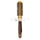 Olivia Garden Expert Blowout Shine Round Brush Wavy Bristles Gold & Brown 25 mm