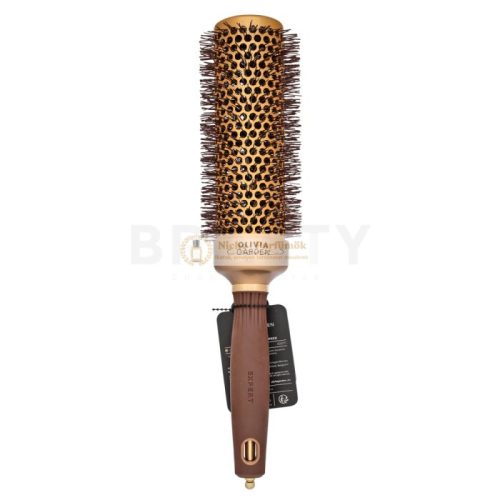 Olivia Garden Expert Blowout Shine Round Brush Wavy Bristles Gold & Brown 45 mm Hair Brush