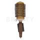 Olivia Garden Expert Blowout Shine Round Brush Wavy Bristles Gold & Brown 55 mm Hair Brush