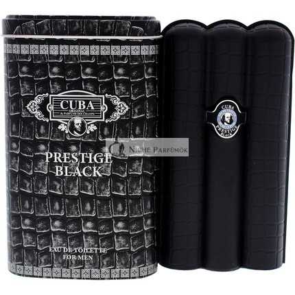 Prestige Black Cuba Eau de Toilette Spray for Him 90ml