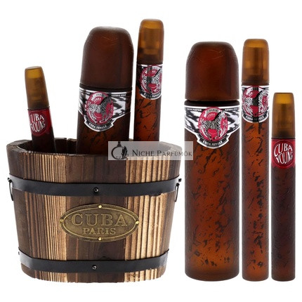 Cuba Jungle Zebra for Women 3 Pc Gift Set EDP Spray