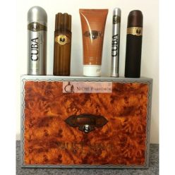   Cuba Gold Eau de Toilette 35ml and 100ml After Shave Shower Gel Body Spray