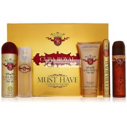   Cuba Royal for Men Gift Set Eau de Toilette Spray 3.4 ounce 1.17 ounce Shower Gel After Shave Body Spray
