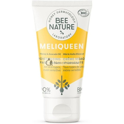 Bee Nature Face Cream Organic Honey Moisturizer for Dry and Sensitive Skin 100% Natural 50ml