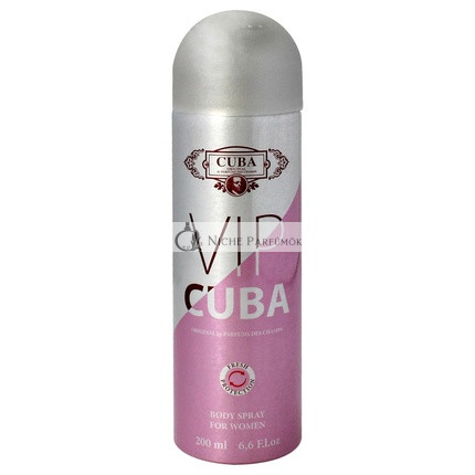 VIP by Cuba for Women 6.6 oz Body Spray