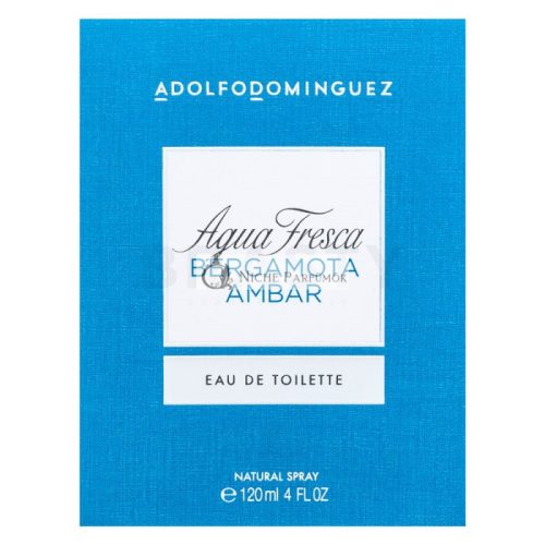 Adolfo Dominguez Agua Fresca Bergamota Amber Eau de Toilette for Men 120 ml